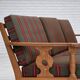 1970s, Danish 3-seater sofa, green furniture wool, oak wood.