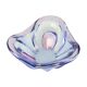 Vintage Murano Bowl Fruit Bowl Blue Purple Glass Sixties