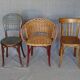 Fischel wicker terrace armchair 1930, N°415/F