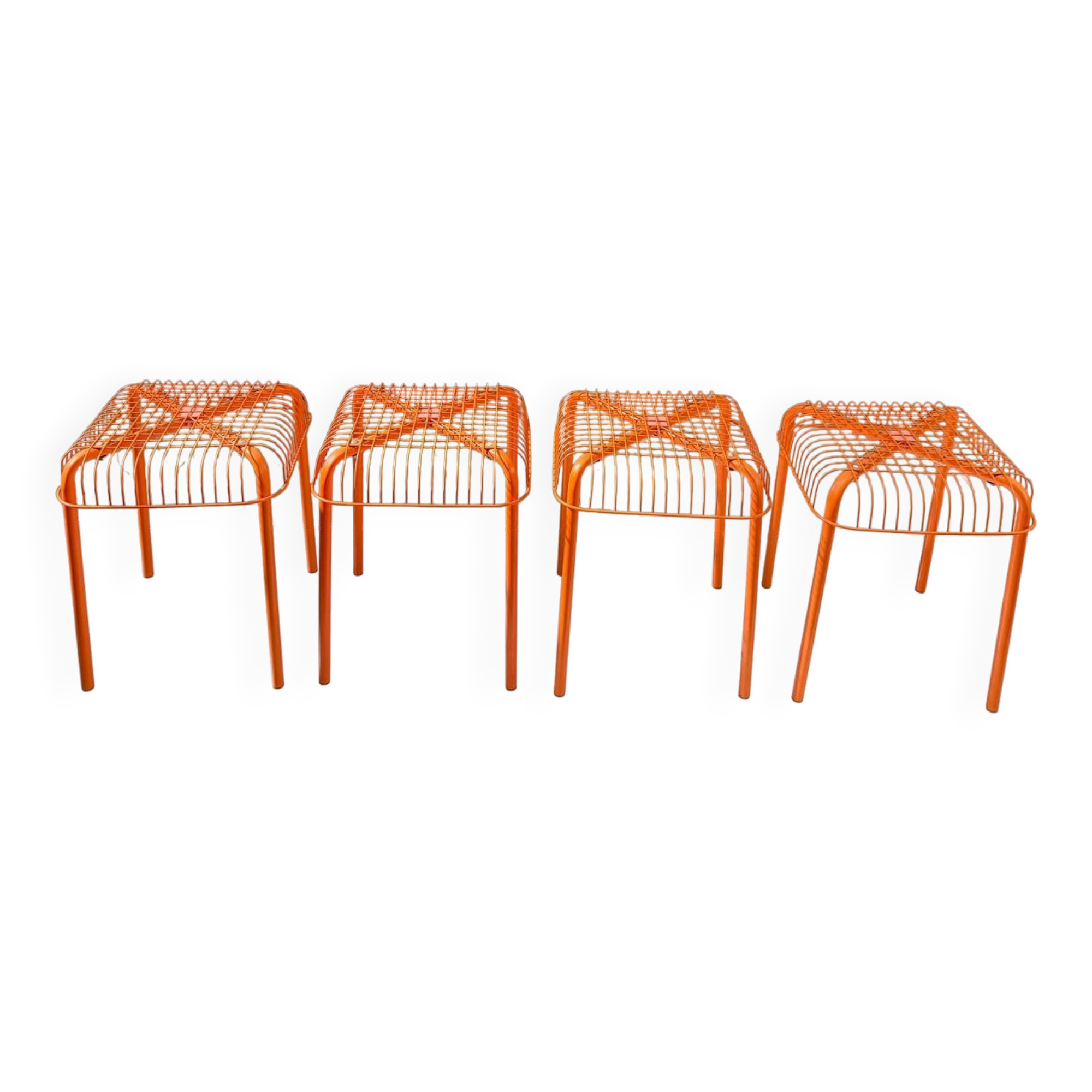 Set of 4 Ikea stools model Vasteron.
