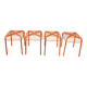 Set of 4 Ikea stools model Vasteron.