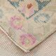 Cream & Green Oriental Persian Rug, 135x221Cm
