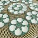 Vintage oyster service in majolica