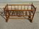 Antique solid walnut cradle
