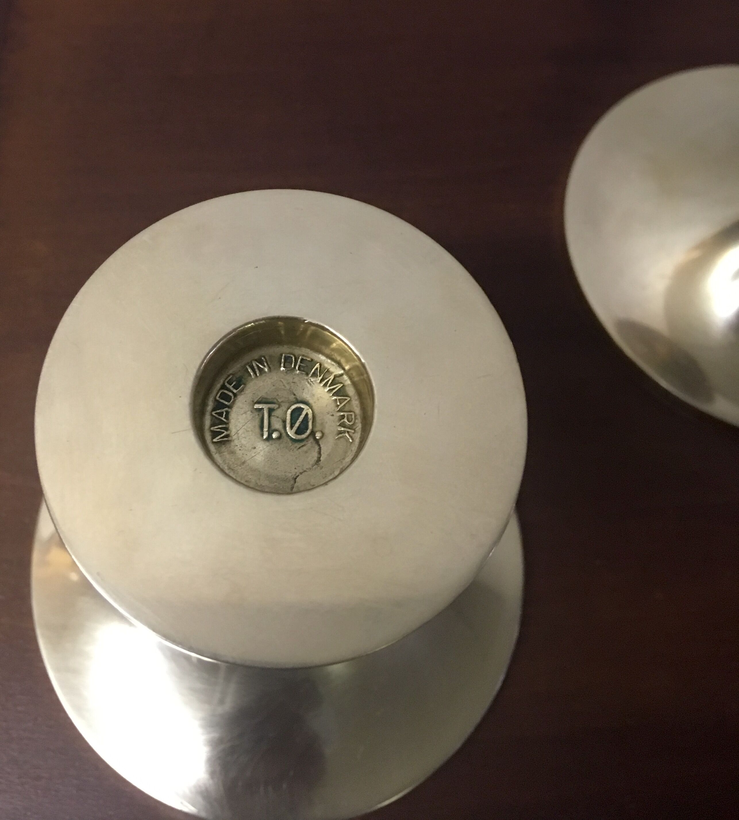 Scandinavian design candlestick duo - 1960s