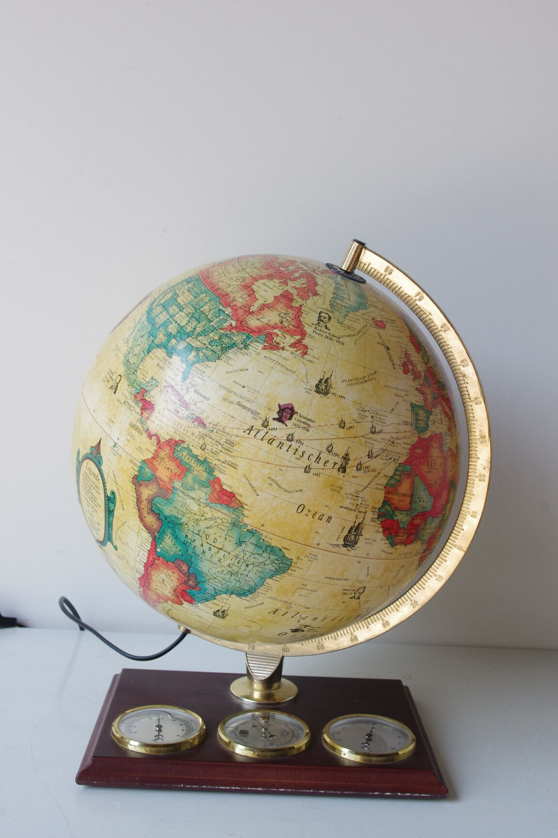 Vintage danish globe, 1970s