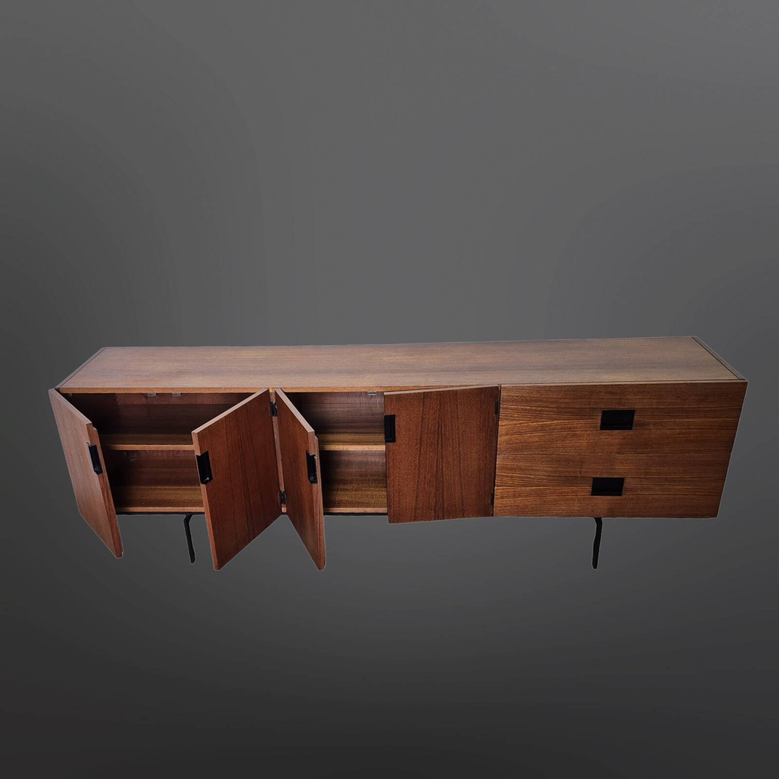 Iconic DU03 credenza by Cees Braakman for Pastoe, Netherlands 1950s