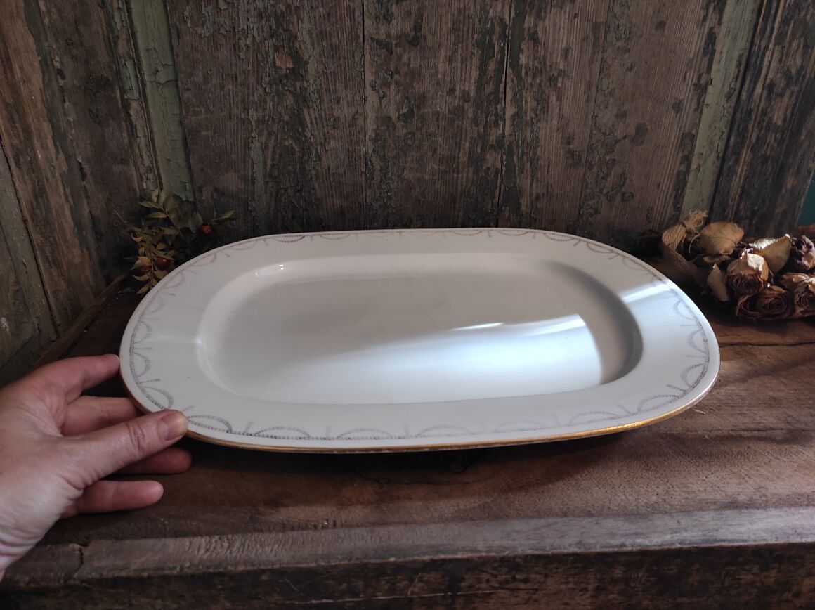 Large antique serving dish by Ernst Wahliss