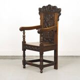 Fauteuil Wainscott anglais du XVIIIe siècle.