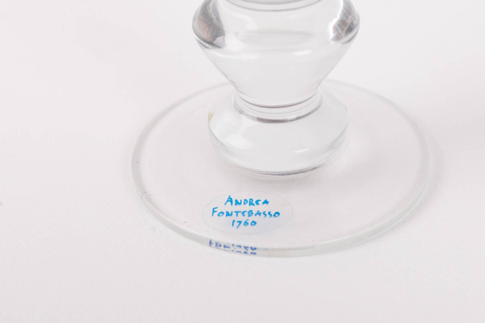 Set of 4 vintage glasses from Andrea Fontebasso, Italy 1980’s