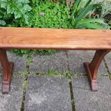 Antique elm bench