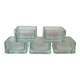 Lot de 5 vide-poches lumax grand format