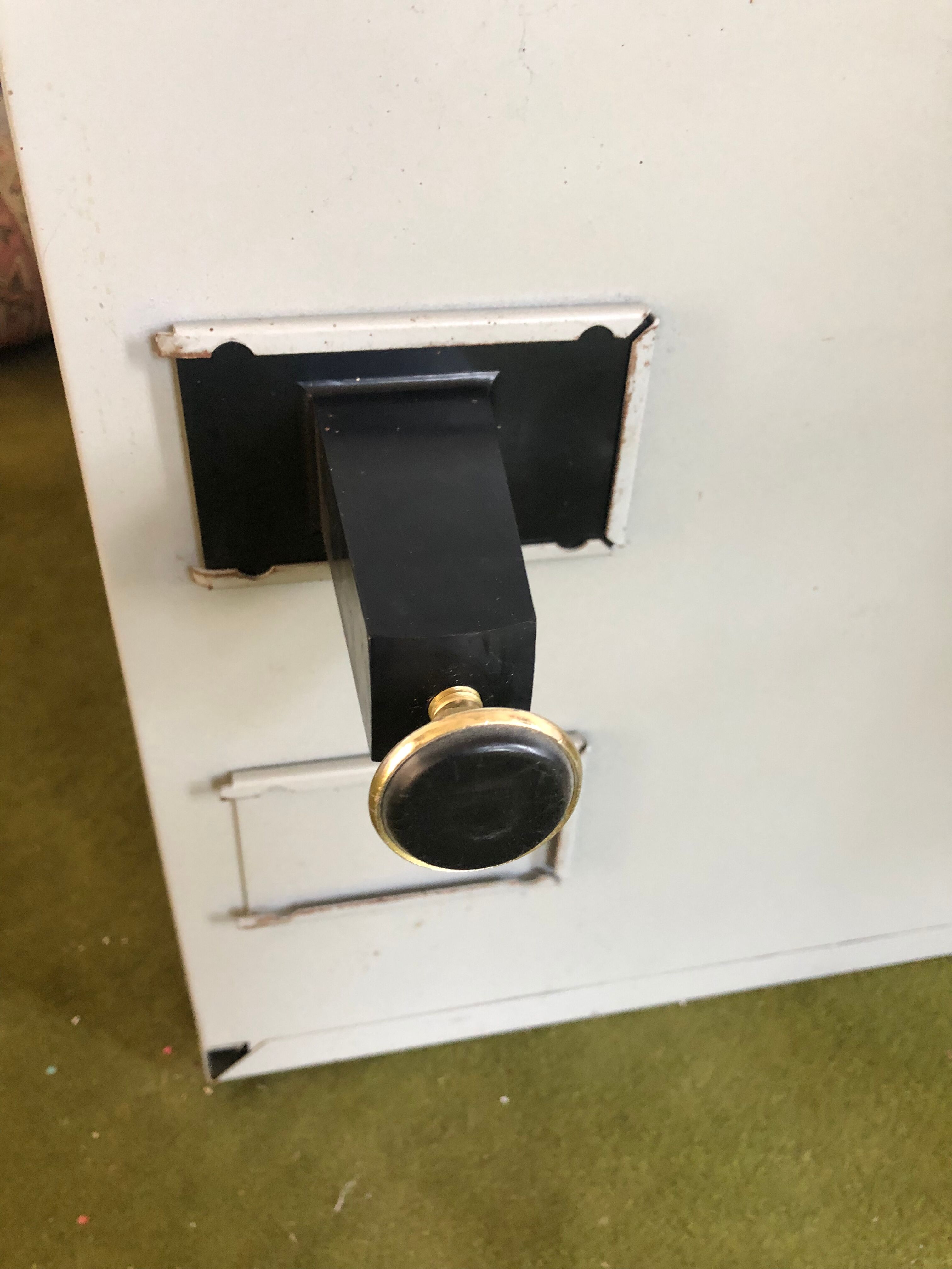 Vintage ATAL metal office with return