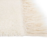 Tapis berbere beni ourain ecru 154 x 100 cm