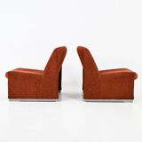 Pair of Alky Armchairs by Giancarlo Piretti for Anonima Castelli, 1970s