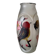Antique frosted glass vase