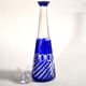SAINT-LOUIS Metra Carafe in double-layered cobalt blue crystal – liqueur H31.5cm