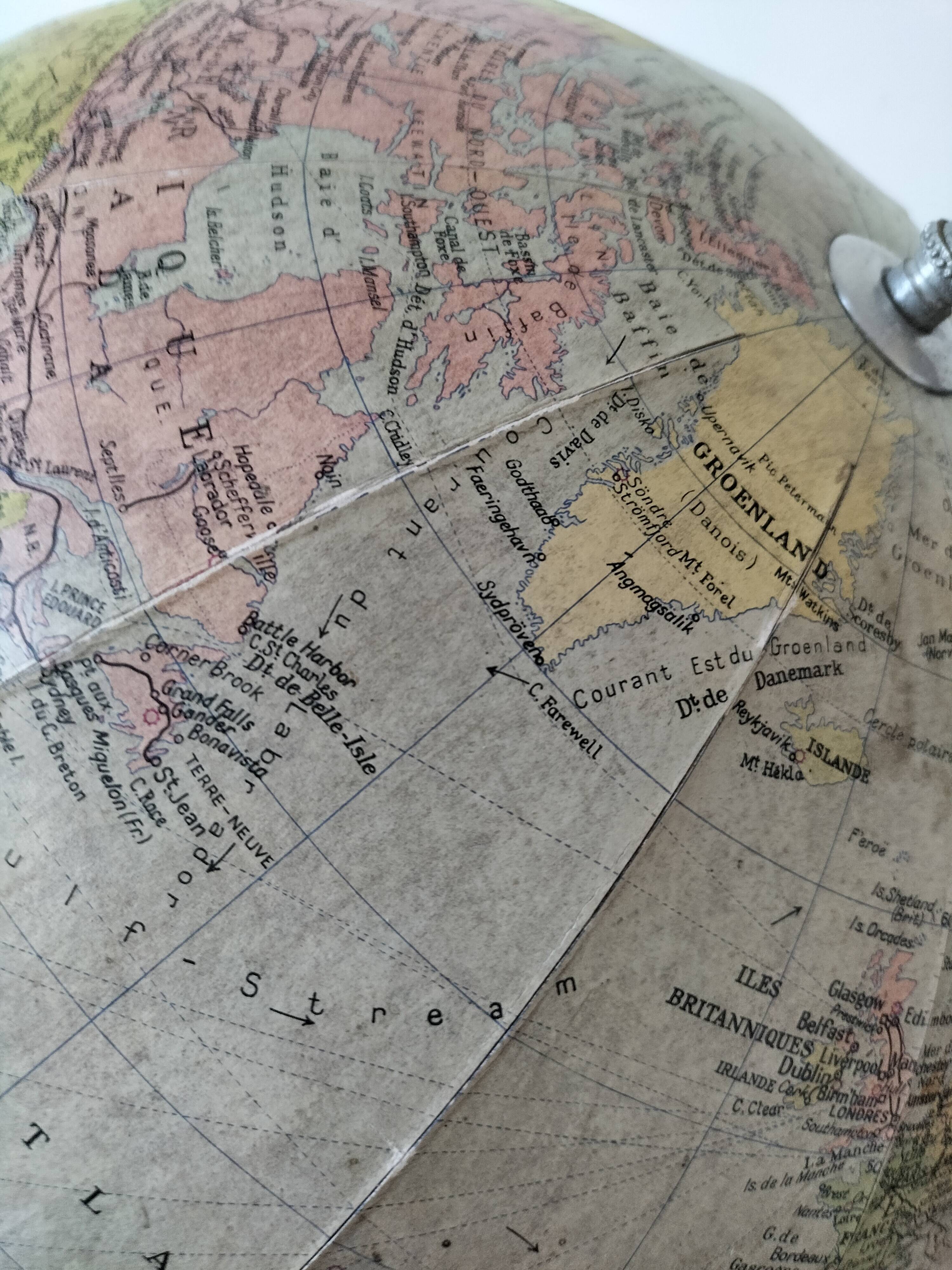 Vintage Globe Taride Maps – 1960