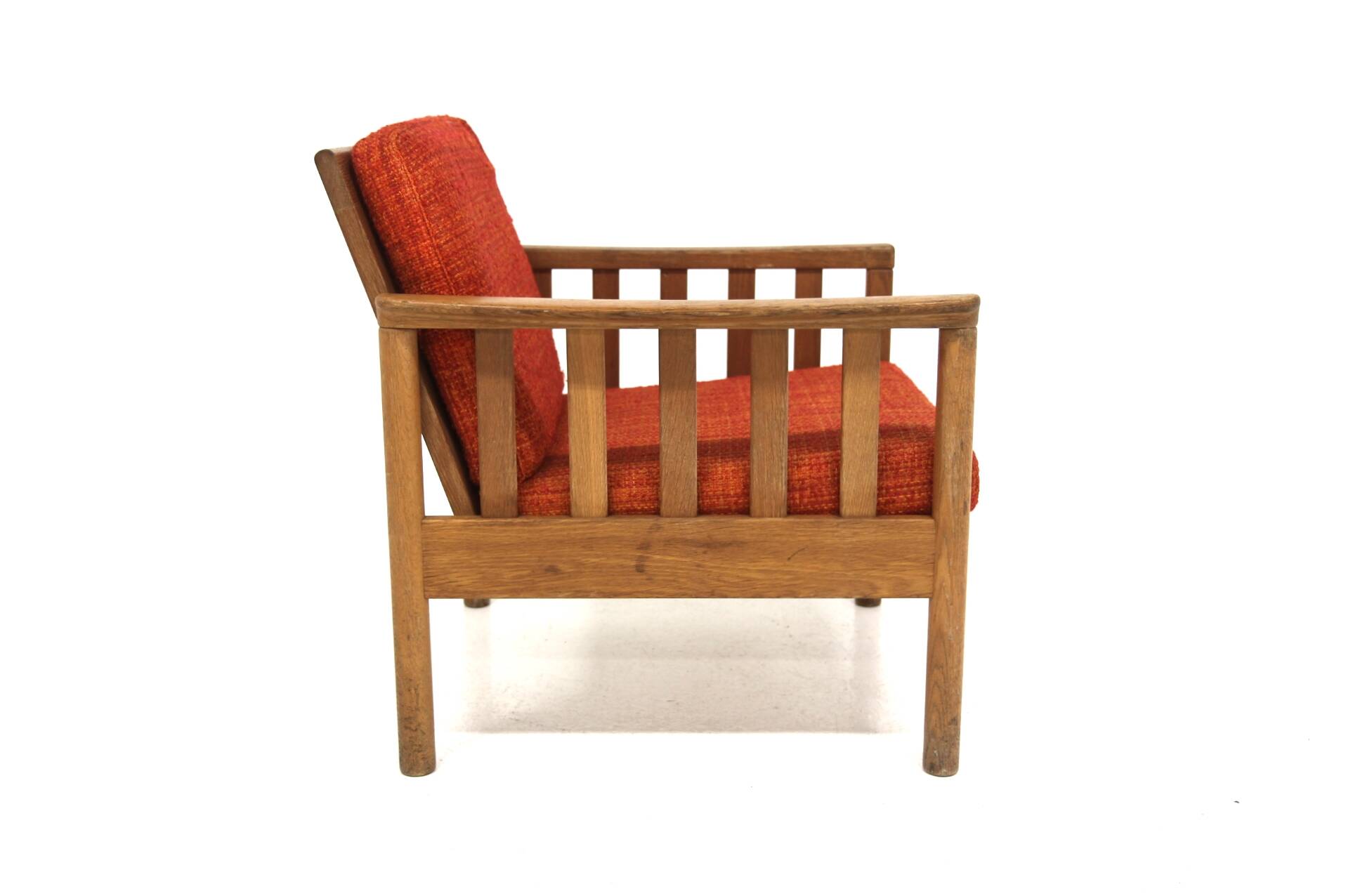 Scandinavian oak armchair, Gunnar Myrstrand and Sven Engström, Sweden, 1960