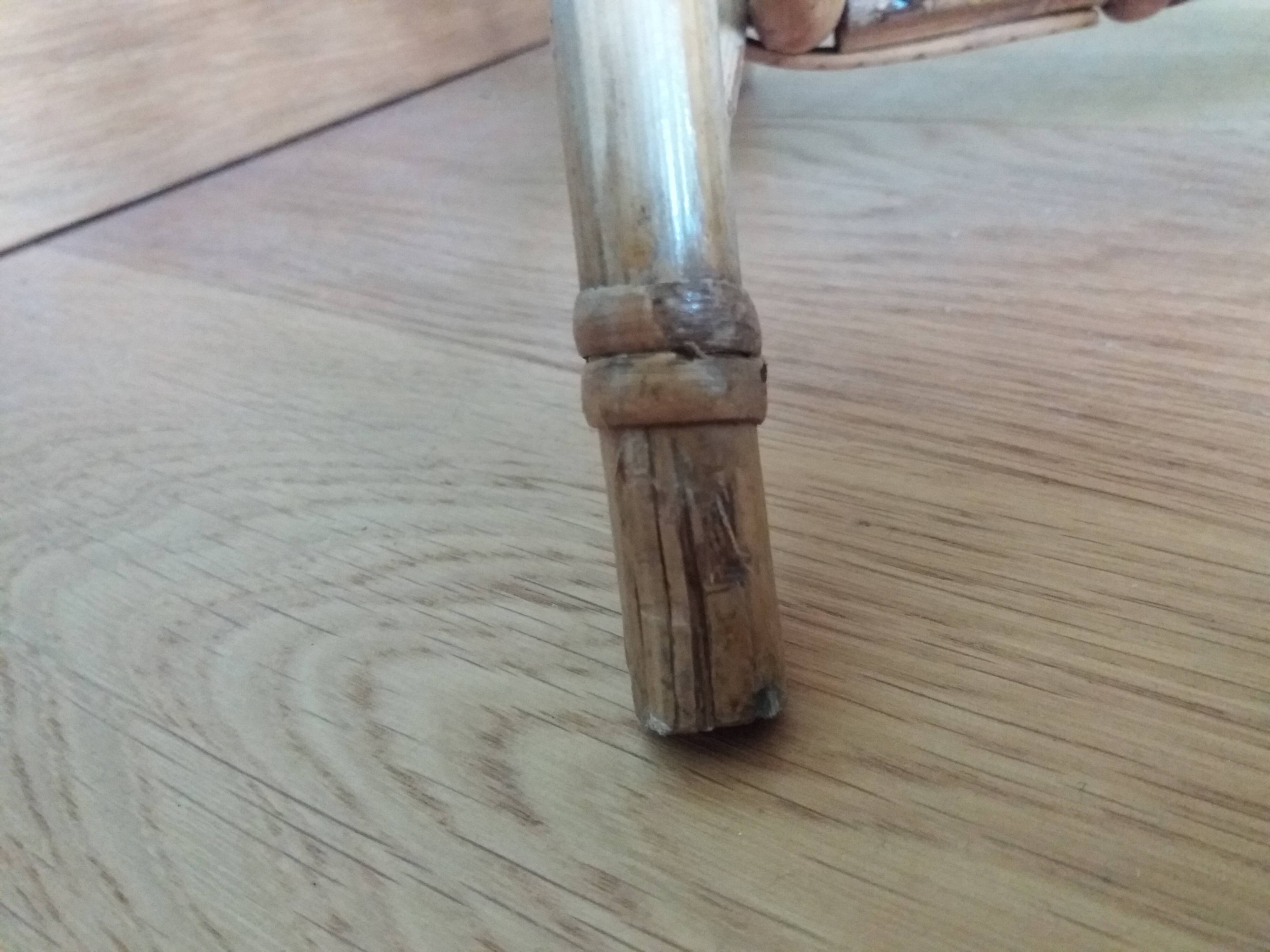 Wicker magazine rack