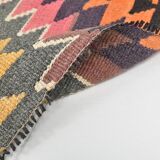 5x8 Colorful Tribal Pattern Kilim Area Rug, 166x247Cm