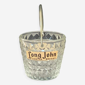 Vintage Ice Bucket - Long John Whisky - Glass