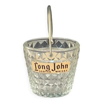 Vintage Ice Bucket - Long John Whisky - Glass