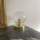 Applique ou plafonnier globe vintage en verre