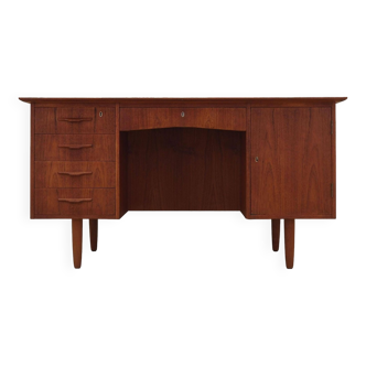 Teak desk, Danish design, 1970s, production: Denmark