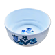 Dish salad bowl 70s porcelain blue flowers