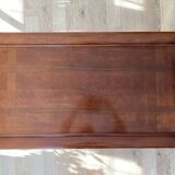 Rectangular mahogany coffee table with drawer