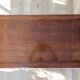 Rectangular mahogany coffee table with drawer