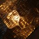 Pair of glass and brass wall lights by Carl Fagerlund for Orrefors.