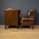 Ensemble de fauteuils Chesterfield avec repose-pieds