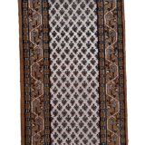 Vintage Indian Carpet Seraband handmade 71cm x 266cm 1970s
