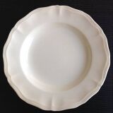 Four soup plates Ivory service/Faienceries de Sarreguemines/vintage 50