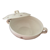 Old dodecagon tureen opaque porcelain Ceranord "Minerva"
