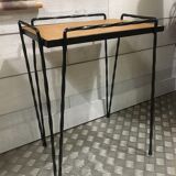 Wrought iron side table