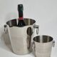 Letang Rémy stainless steel champagne cooler and ice bucket from the 80s