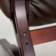Leather lounge chair