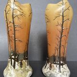 Pair of Legras vases