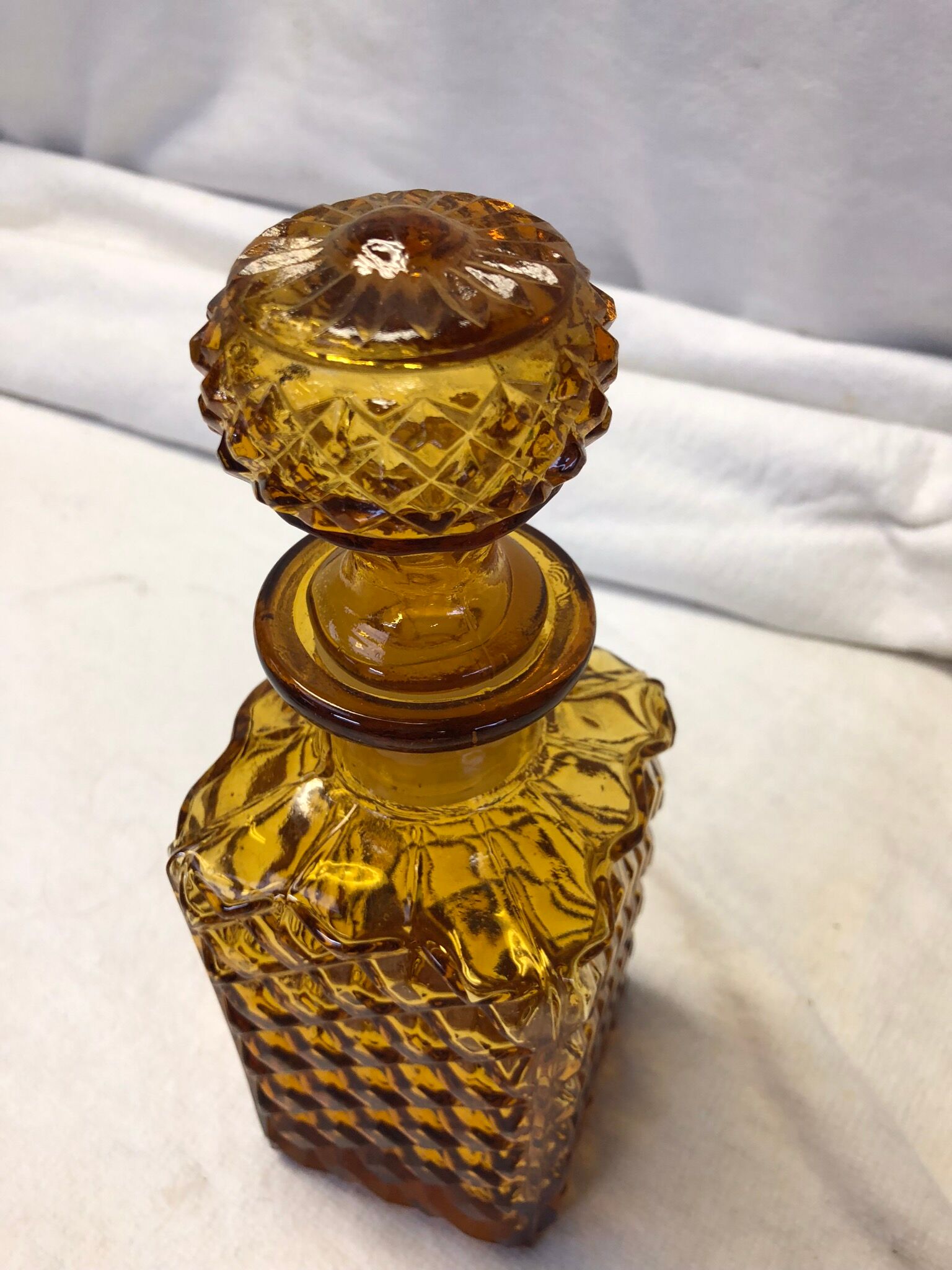 Carafe verre ambré