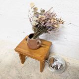 Small wooden stool / footrest