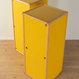 Flötotto profile system, 1970s, two-piece, yellow HPL, beech frame