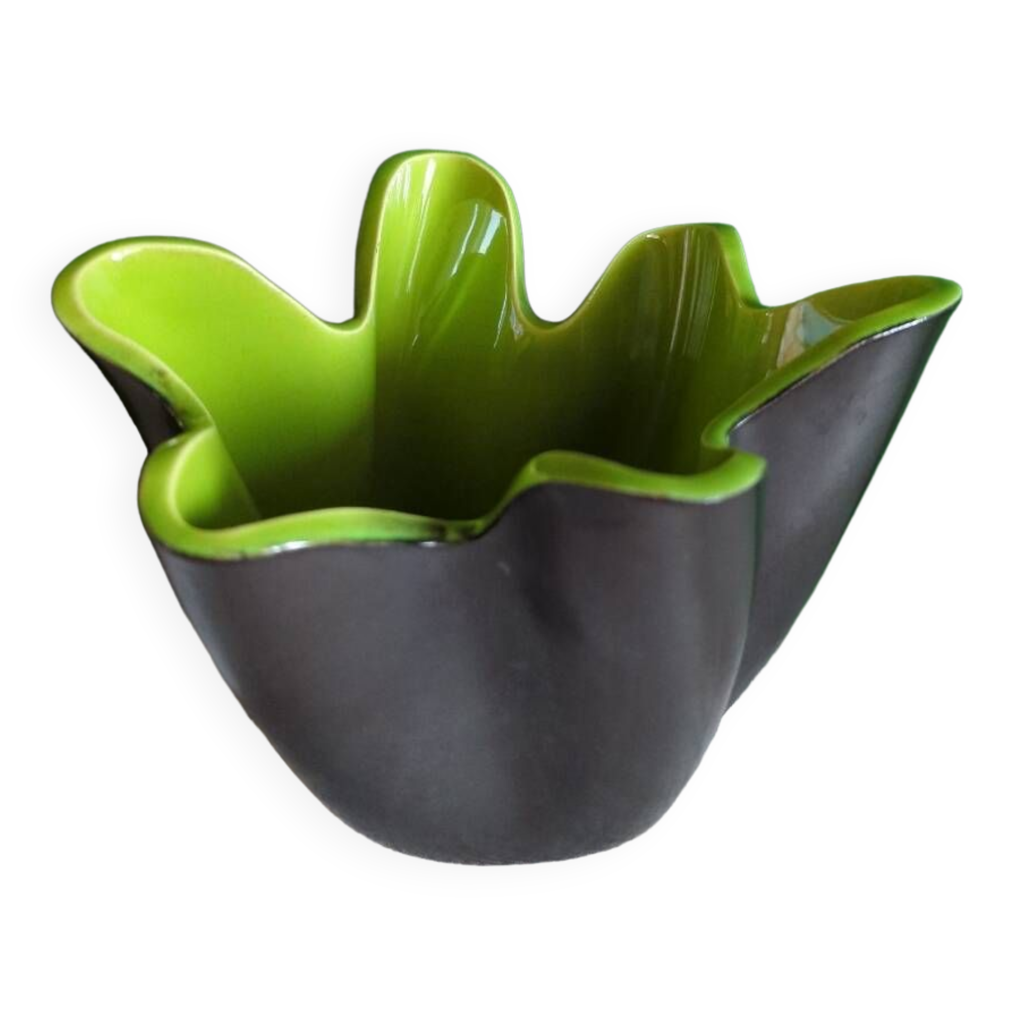 Vase céramique signé Elchinger
