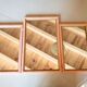 Miroir ancien triptyque 76x45cm