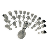 Baccarat Narcisse service (1972): 28 glasses and carafe