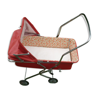 Landau stroller child years 1960-70 red