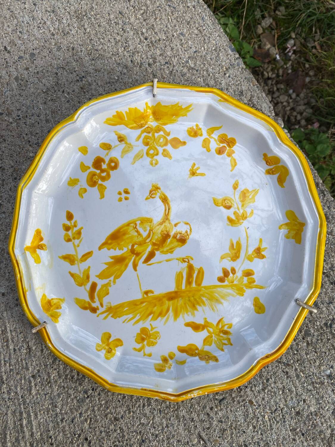 Moustiers decor plate