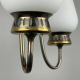 Vintage brass chandelier Italy 1960s